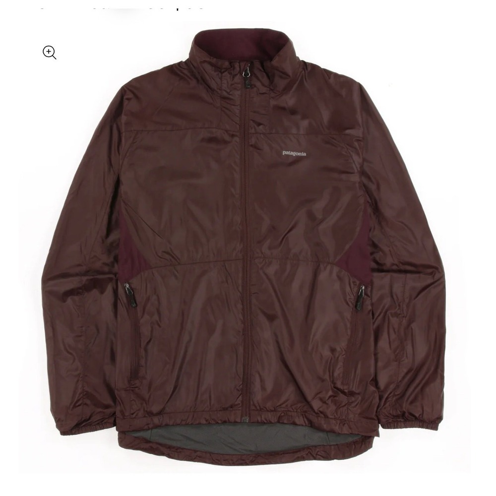 Patagonia Nine Trails Jacket‎ Womens Medium Brown Full Zip Windbreaker 83855S0